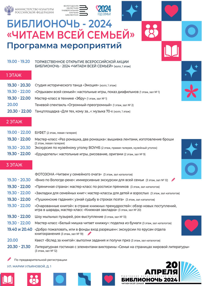 Программа Библионочи в ВОУНБ